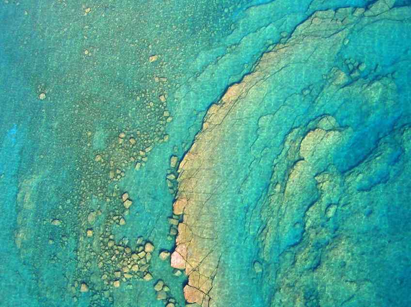 Reef from above